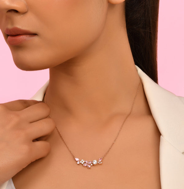 Blush Bloom necklace