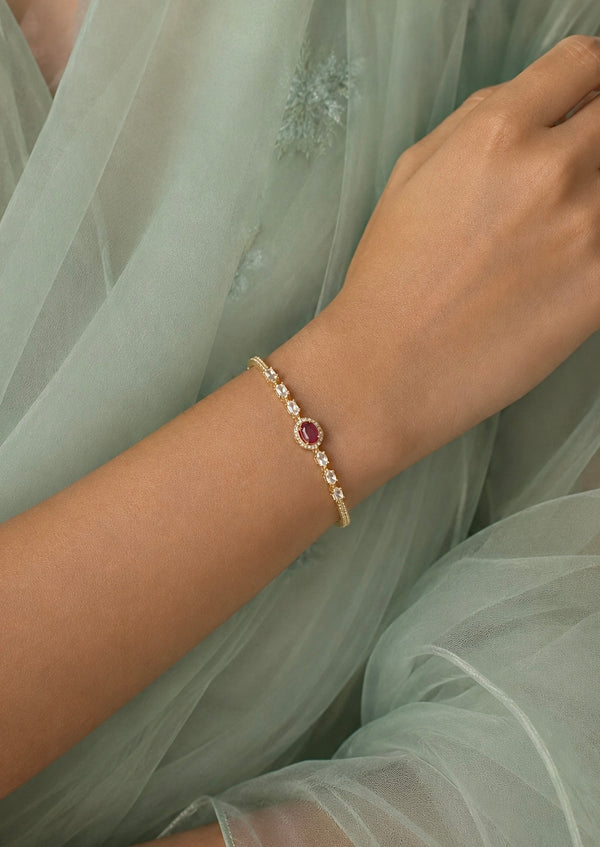 Noor Rose Halo Bracelet