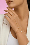 Floral Charm Handchain