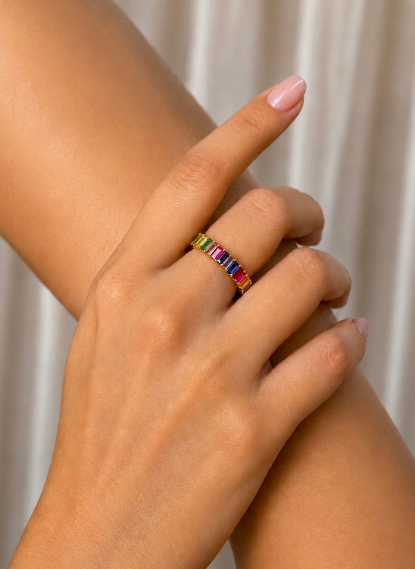 Classic Multistone Ring