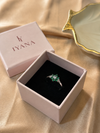 Green Floral Ring