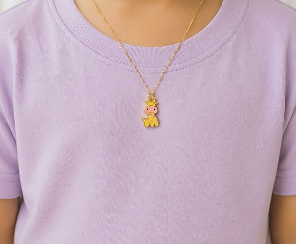 925 Silver Giraffe Necklace
