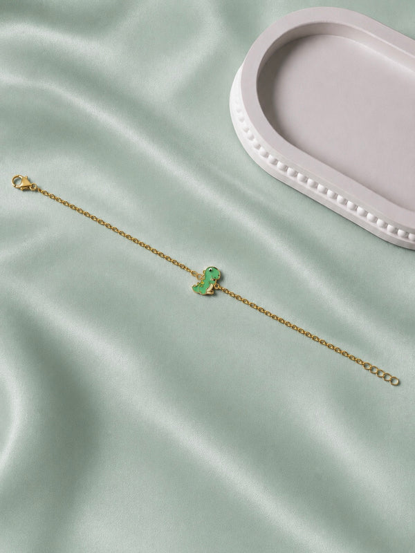 Baby Dino Silver Bracelet