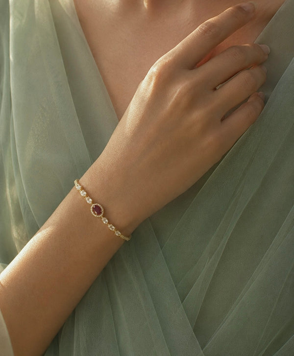 Noor Rose Halo Bracelet