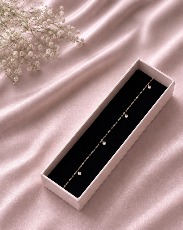 Classic stone Anklet