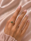 Green Floral Ring