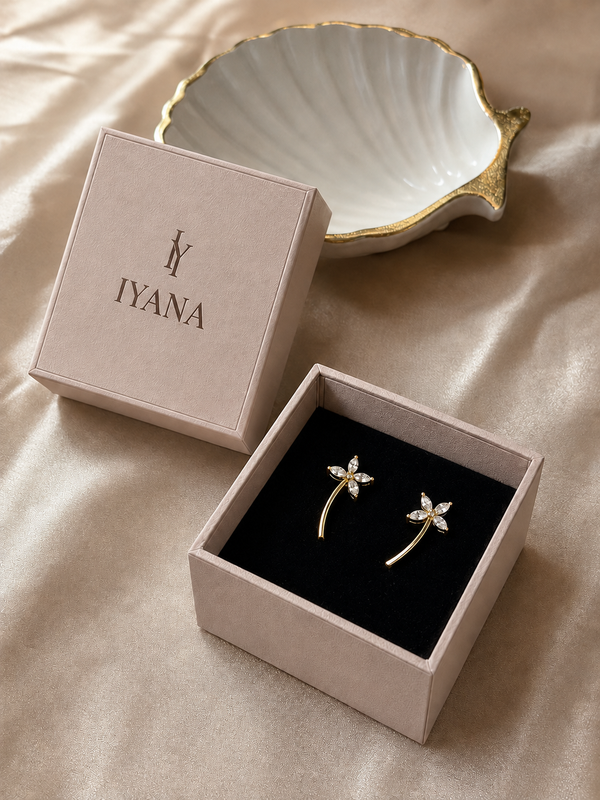 Floral Bloom Ear Cuffs