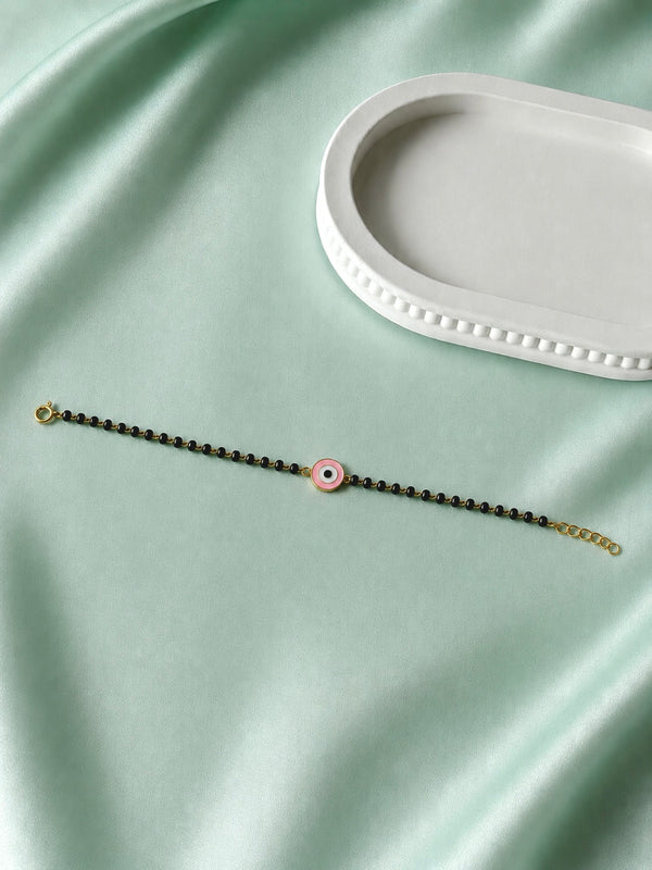 Pink Evil Eye Silver Nazariya