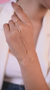 Floral Charm Handchain